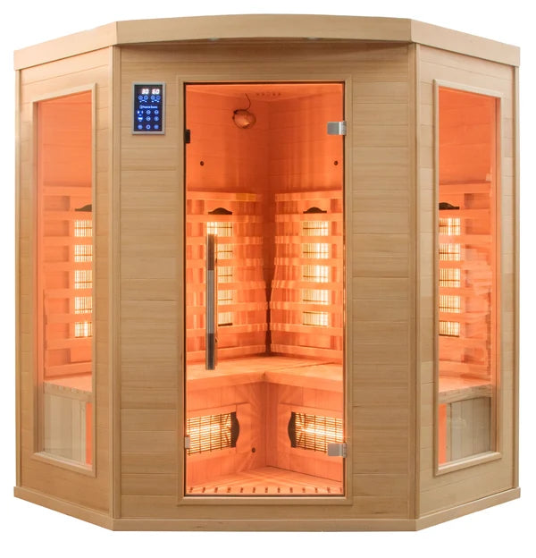 France Sauna Apollon 3C: Corner Infrared Sauna