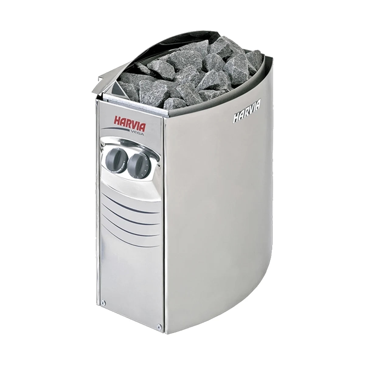 Harvia Vega 4.5 kW electric sauna heater with stones loaded