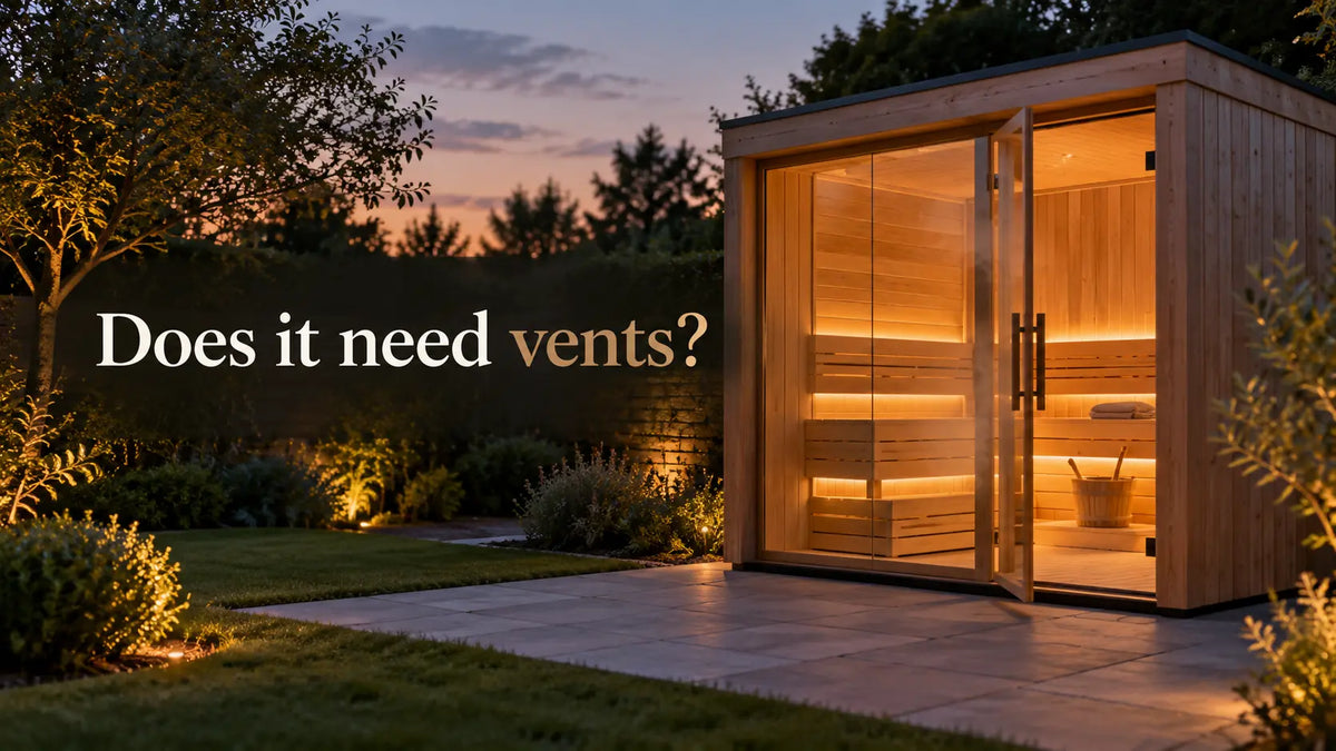 Does a sauna need ventilation?