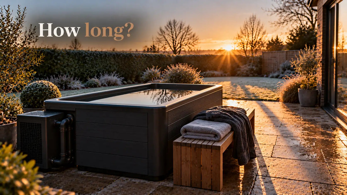 How long should you stay in a cold plunge?