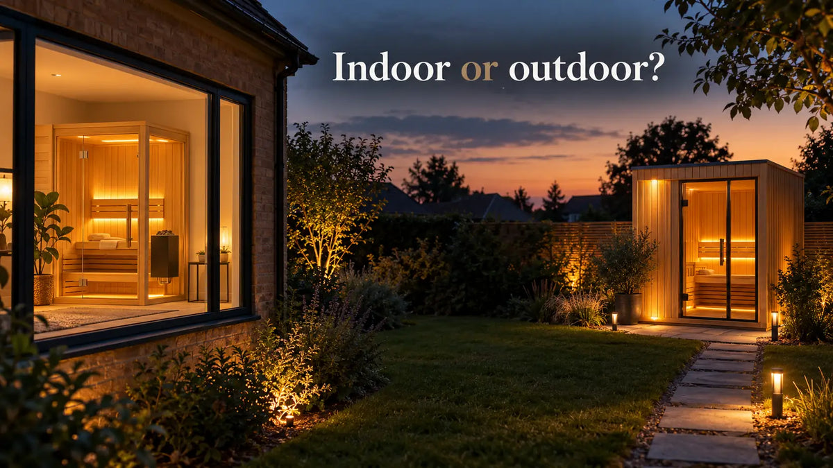 Indoor or outdoor sauna: which should you buy?