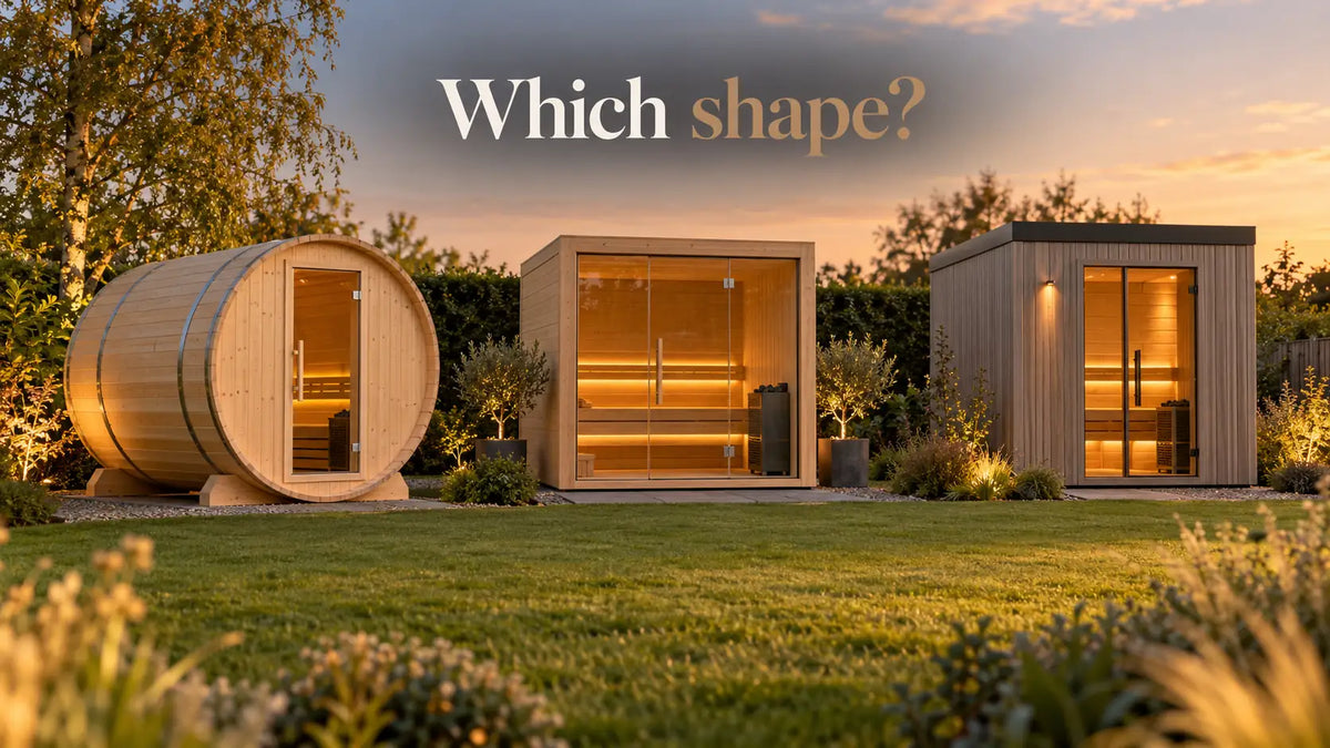 Barrel or cabin: which garden sauna shape should you buy?
