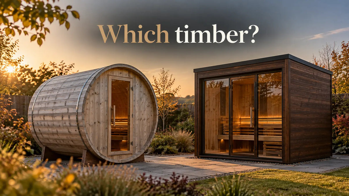 What is the best timber for a sauna?