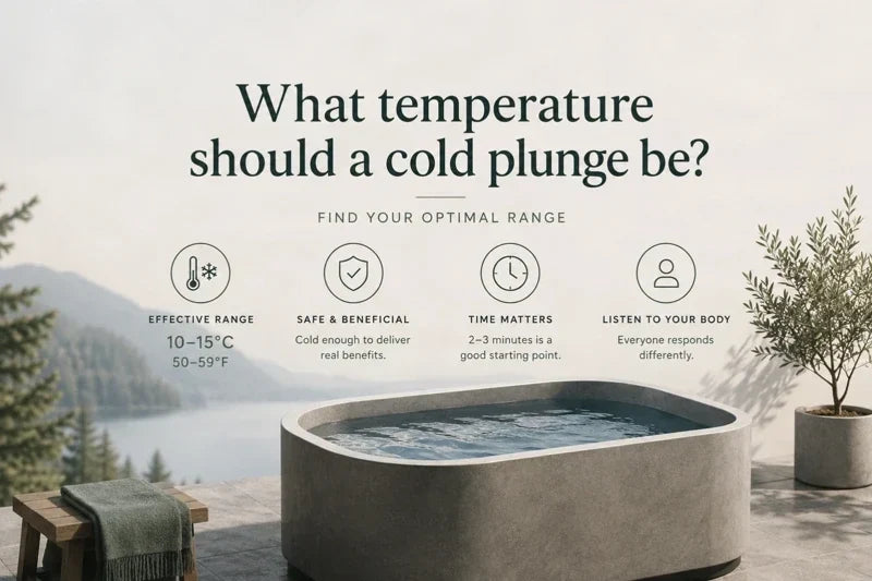 What temperature should a cold plunge be?