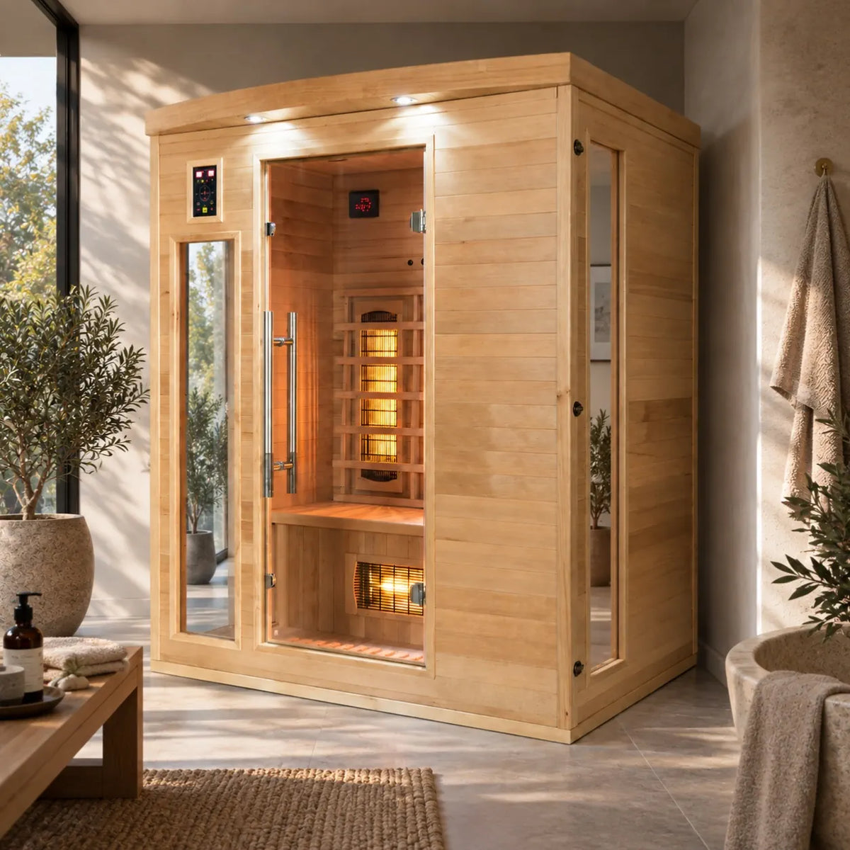 France Sauna Apollon 3: 3 Person Infrared Sauna
