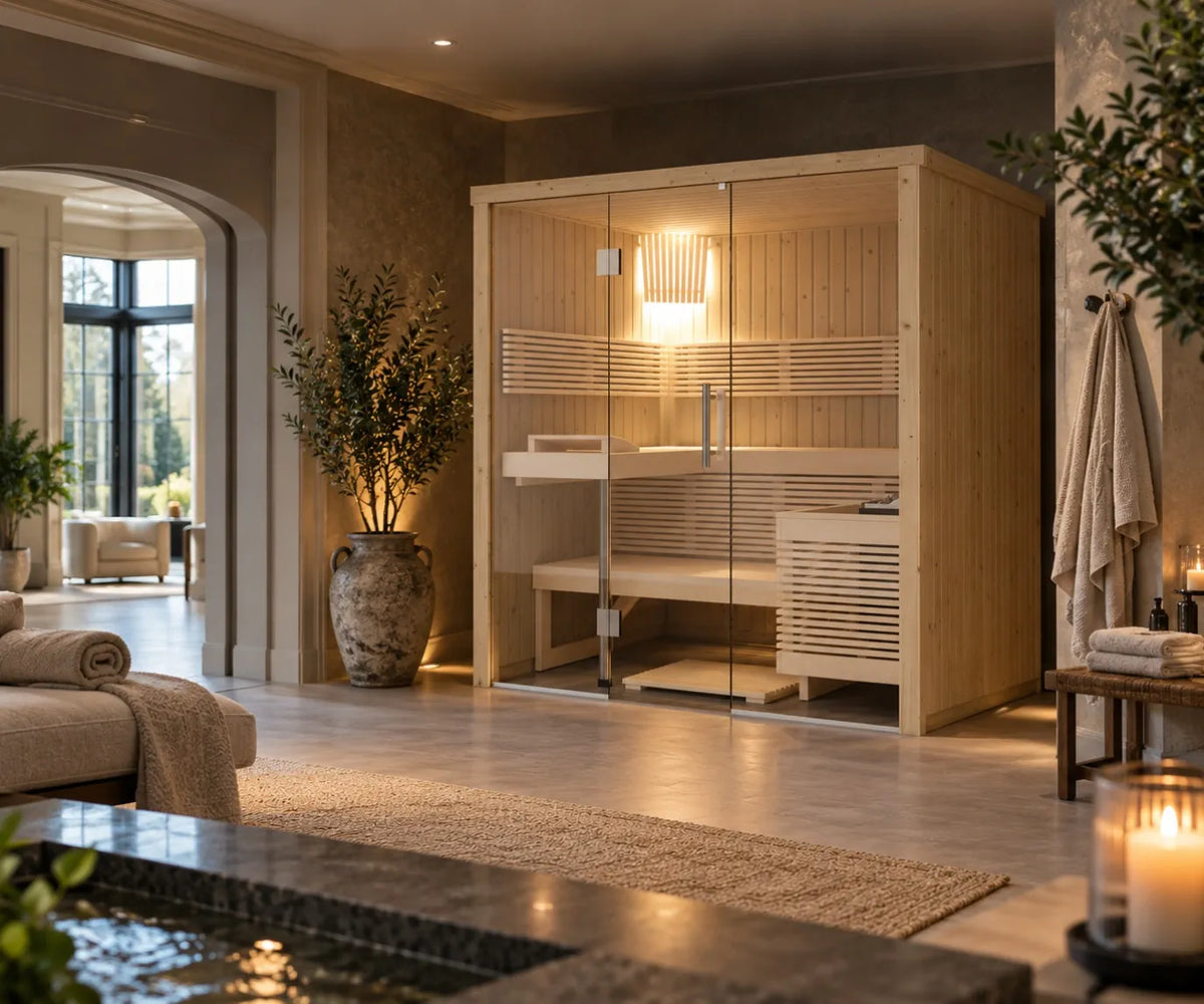 Harvia Panorama: 4 to 5 Person Indoor Sauna
