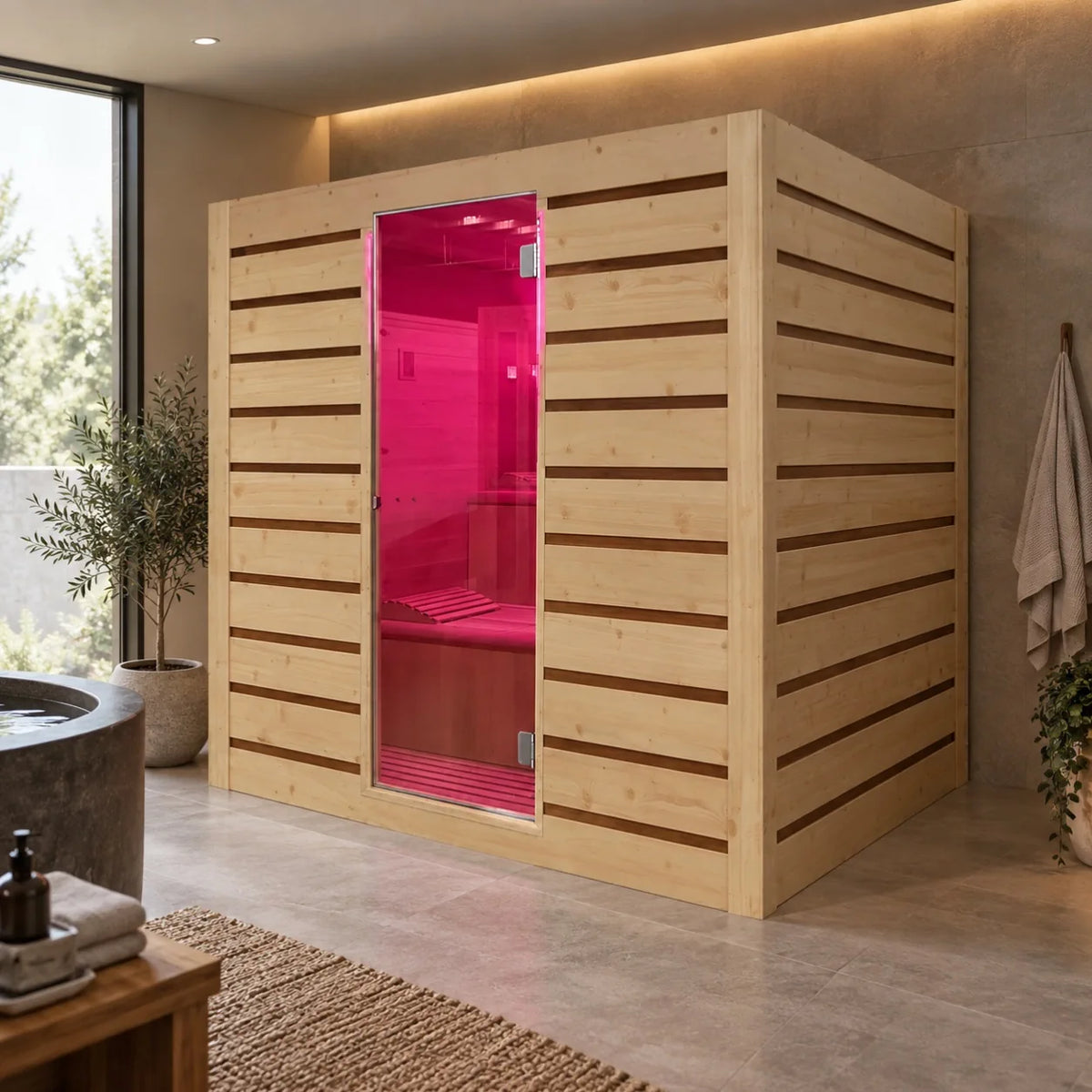 Holl's Eccolo 6: 6 Person Indoor Sauna