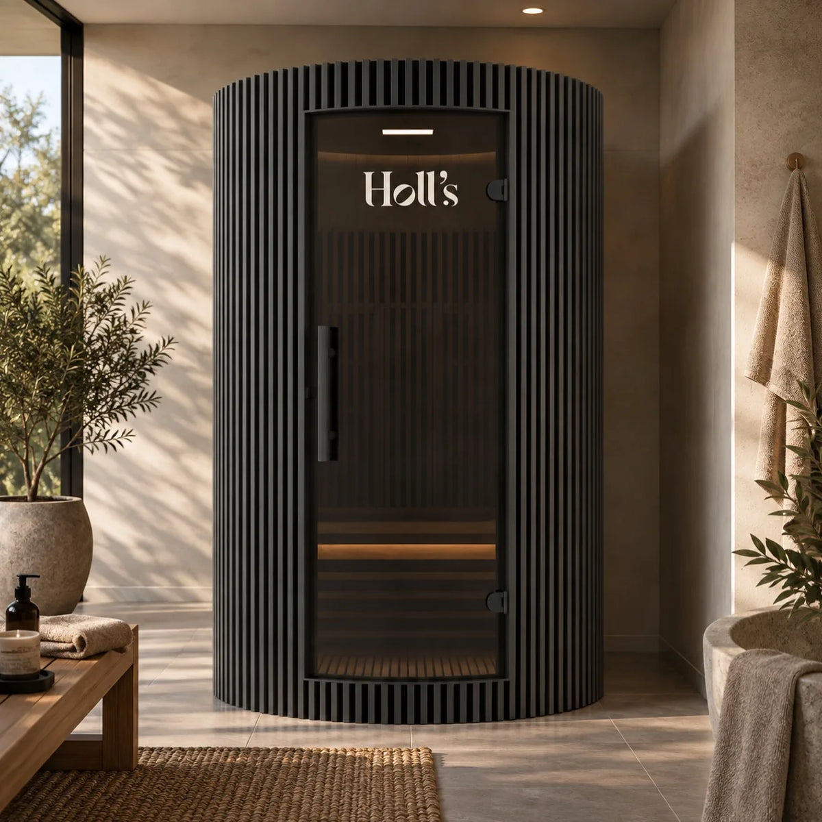 A modern Black Holl's Moon 2: 2 Person Infrared Sauna