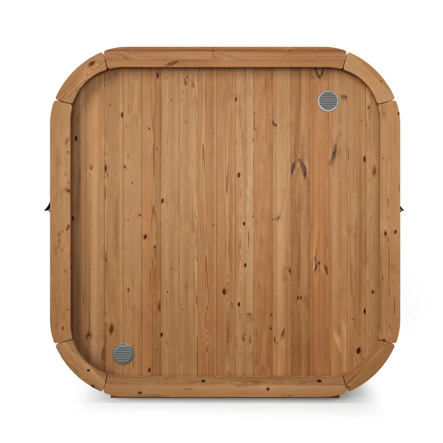 ICON 125 rear wall in 28mm tongue and groove thermo treated spruce