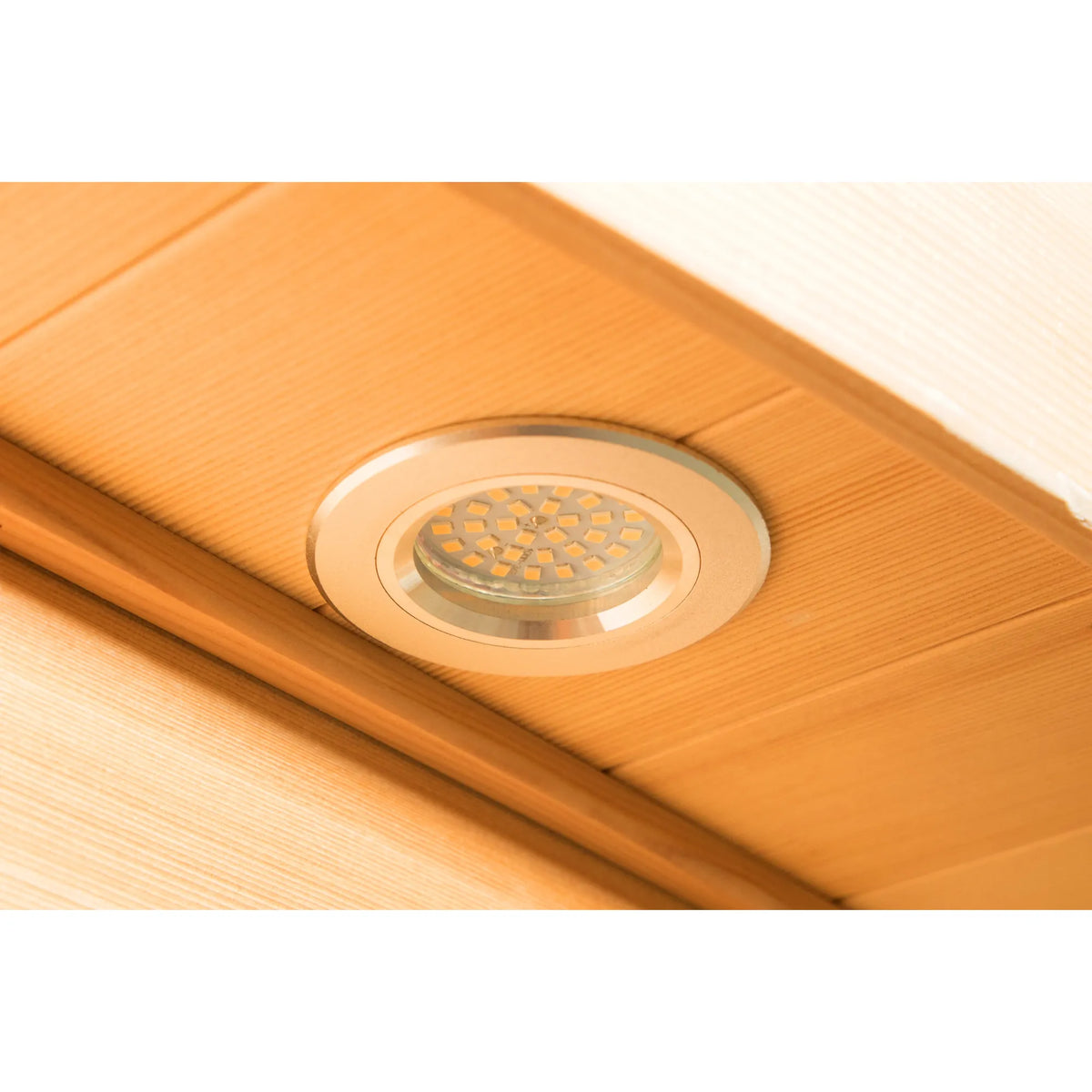 France Sauna Apollon 2 infrared sauna ceiling reading light detail