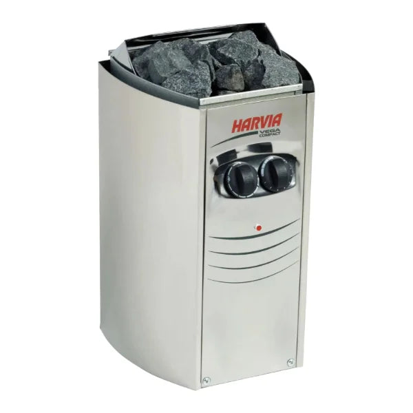 Harvia Vega 3.5 kW electric sauna heater with stones loaded